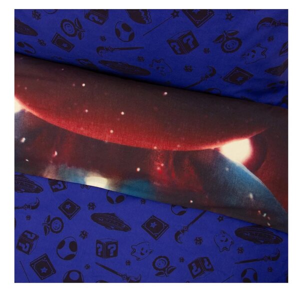3D Pamut ágyneműhuzat MARIO GALAXY színes, 100% pamut Ágyneműhuzat mérete: 70 x 80 cm | 140 x 200 cm
