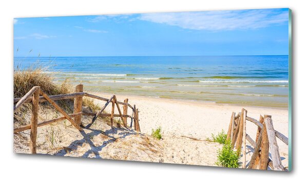 Konyhai dekorpanel Bejárat a strand