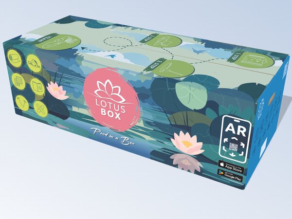 Lotus Box L méret, Tó a dobozban, Kerti tó