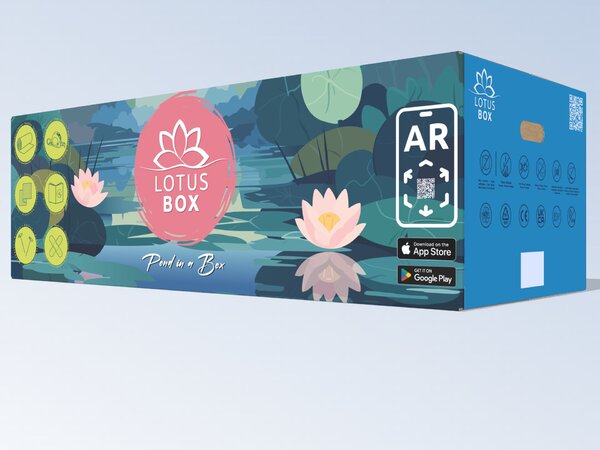 Lotus Box L méret, Tó a dobozban, Kerti tó