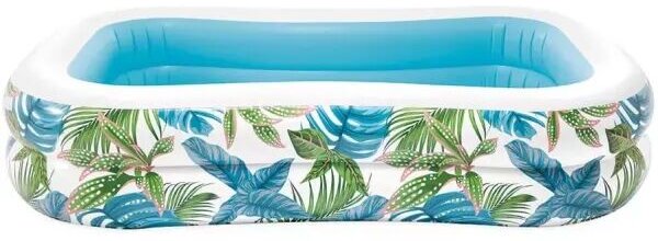 Intex Trópusi felfújható családi medence (229 x 152 x 48 cm) - Mintás