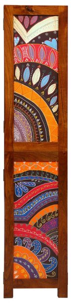 3 paneles szobafelosztó Mézbarna 35x1.5x160 cm Tömör akácfa