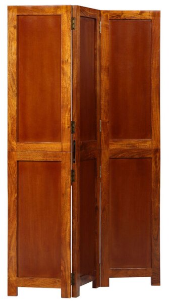 3 paneles szobafelosztó Mézbarna 35x1.5x160 cm Tömör akácfa