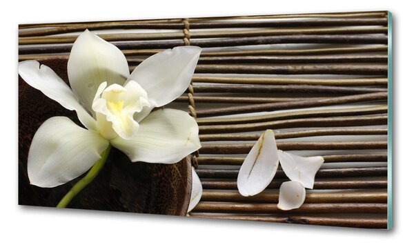 Konyhai falburkoló panel Orchidea
