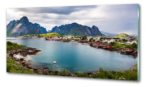 Konyhai dekorpanel Lofoten norvégia