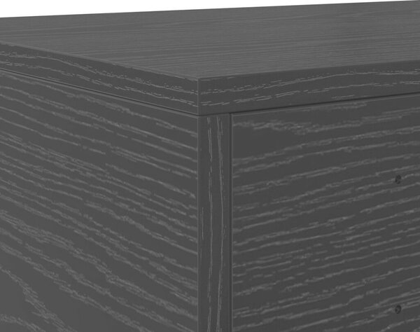Éjjeli Asztalok Fekete tölgy Fa 150 x 36,5 x 16,5 cm