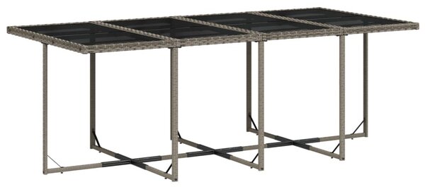 VidaXL 13 részes szürke polyrattan kerti ülőgarnitúra párnákkal