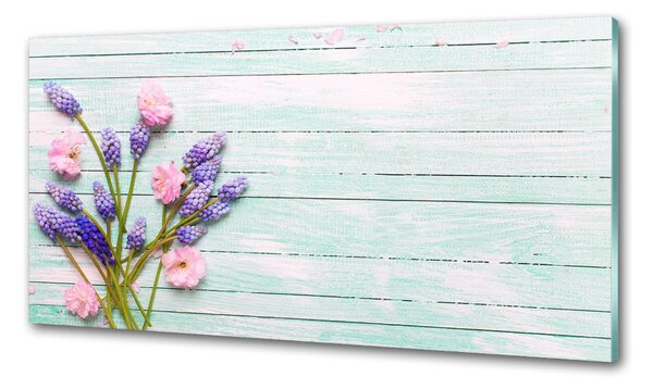Konyhai falburkoló panel Lavender fa