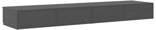 Éjjeli Asztalok Fekete tölgy Fa 150 x 36,5 x 16,5 cm
