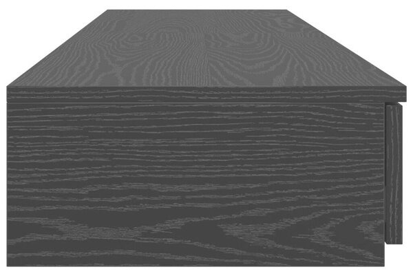 Éjjeli Asztalok Fekete tölgy Fa 150 x 36,5 x 16,5 cm