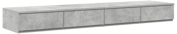 Éjjeli Asztalok Beton szürke Szerelt fa 160 x 36.5 x 16.5 cm