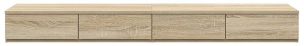 Ágyfiókok fiókkal sonoma tölgy 160 x 36.5 x 16.5 cm Faanyag