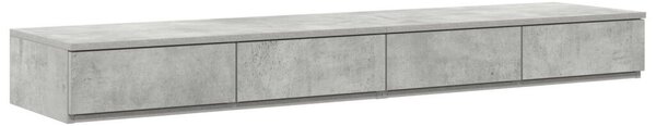 Éjjeli Asztalok Beton szürke Szerelt fa 160 x 36.5 x 16.5 cm
