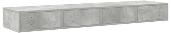 Éjjeli Asztalok Beton szürke Szerelt fa 160 x 36.5 x 16.5 cm