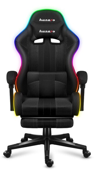 Játék szék Fusion 4.7 (fekete + többszínű) (LED világítással)