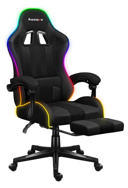 Játék szék Fusion 4.7 (fekete + többszínű) (LED világítással)