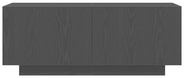 TV szekrény 100 x 35 x 40 cm Fekete tölgy Szerelt Fa