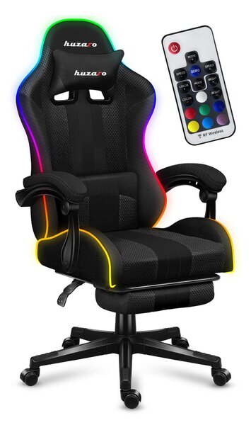 Játék szék Fusion 4.7 (fekete + többszínű) (LED világítással). 1087479