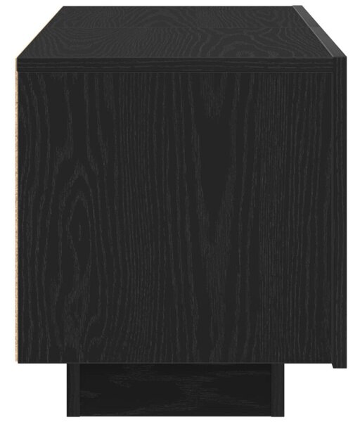 TV szekrény 100 x 35 x 40 cm Fekete tölgy Szerelt Fa