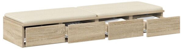 Éjjeli Asztal Sonoma Tölgy 120x36.5x16.5 cm Szerelt Fa