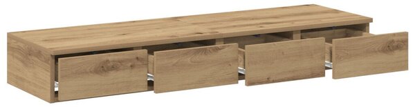 Ágytálcák Kézműves Tölgy 120x36,5x16,5 cm Mérnöki Fa