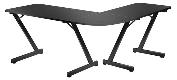 Sarok PC asztal Hyperion 7.0 (fekete)