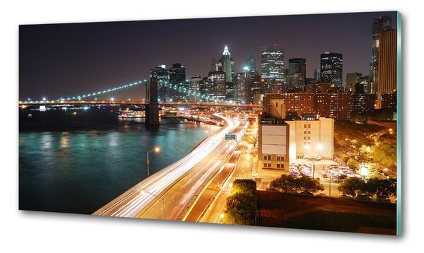 Konyhai falvédő New york éjjel