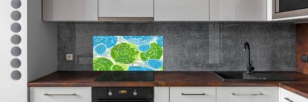Konyhai fali panel Absztrakció