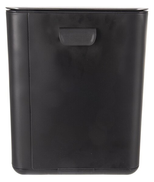 Fekete rozsdamentes acél pedálos szemetes 20 l Black – Orion