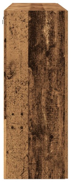 Falra Szerelhető Szekrények 2 db Régi Fa 69.5x34x90 cm Mérnöki Fa