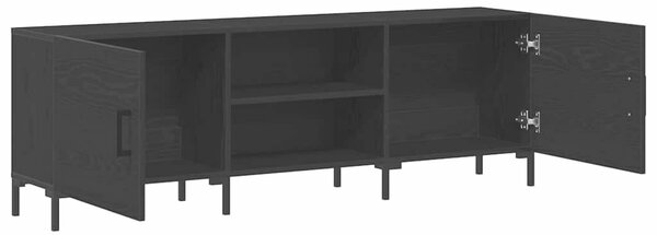 TV Szekrény Fekete Tölgy 150x30x50 cm Műgyanta