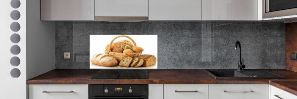 Konyhai hátfalpanel Kenyeret a kosárba