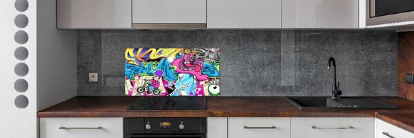 Hátfal panel konyhai Falfirkálás