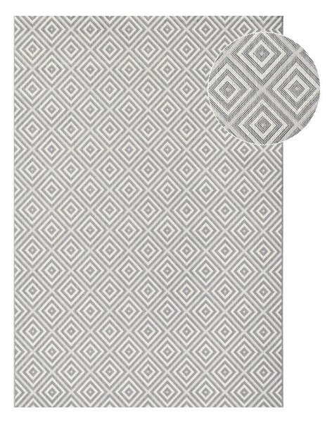 Karo szürke kültéri szőnyeg, 80 x 150 cm - NORTHRUGS