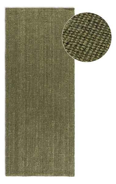 Khaki juta futószőnyeg 80x200 cm Bouclé – Hanse Home