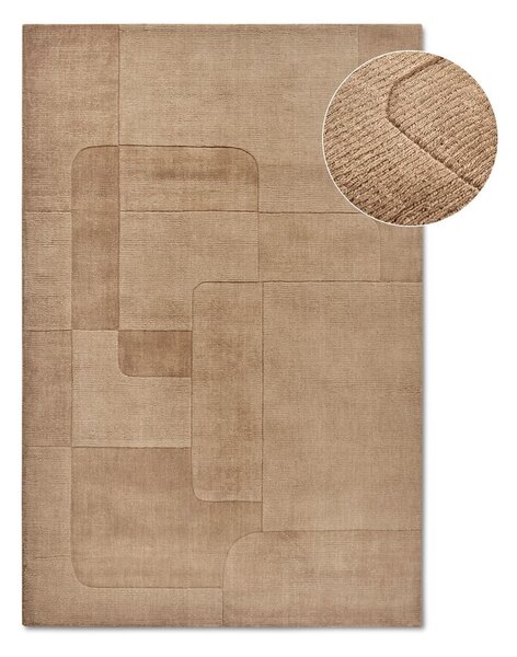 Bézs kézi szövésű gyapjú szőnyeg 120x170 cm Charlotte – Villeroy&Boch