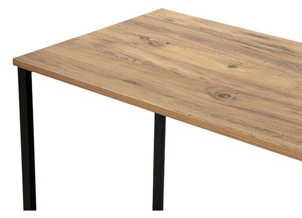 Íróasztal borovi fenyő dekorral 60x240 cm Twin – Kalune Design