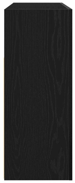 Oldalszekrény Fekete tölgy Rétegelt lemez 116 x 30 x 75 cm