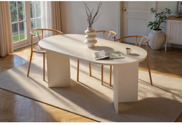 Mérsékelten fényes étkezőasztal 89,5x180 cm Sablin – Kalune Design
