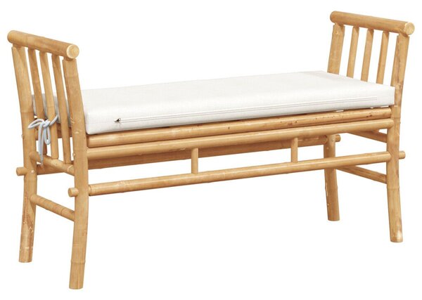 Kerti pad párnával 110 cm Bambusz
