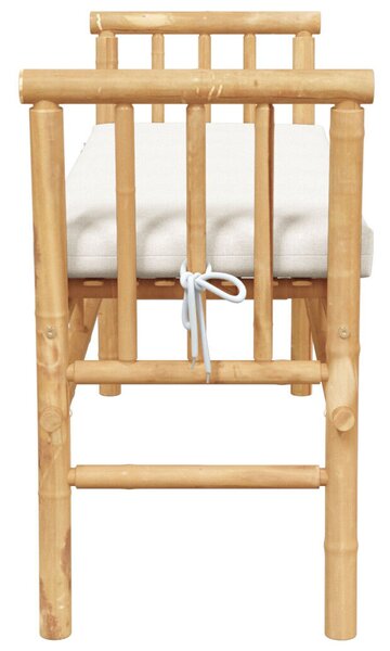 Kerti pad párnával 110 cm Bambusz