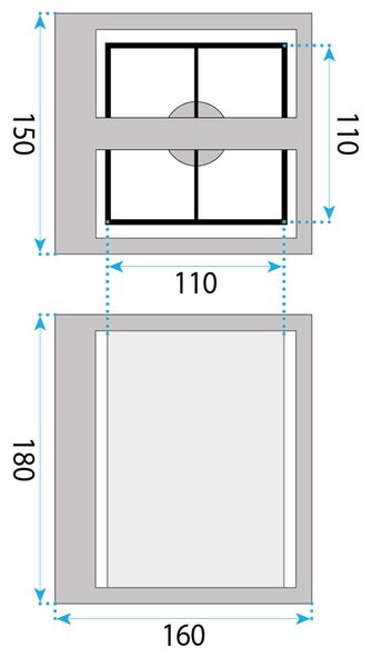 Fali lámpa APP1286-1W