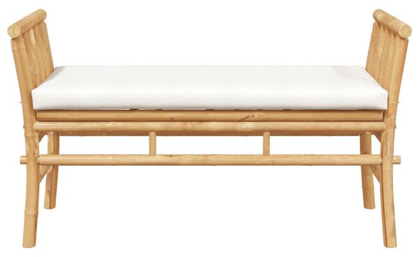 Kerti pad párnával 110 cm Bambusz