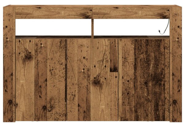 Tálaló Régi fa Mérnöki fa 116 x 30 x 75 cm Tálaló