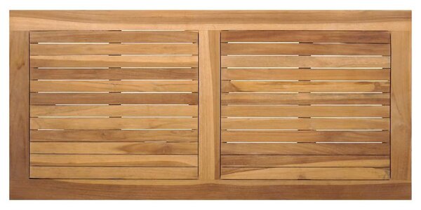 VidaXL Kerti pad Természetes 110 x 64 x 76.5 cm Tömör tíkfa