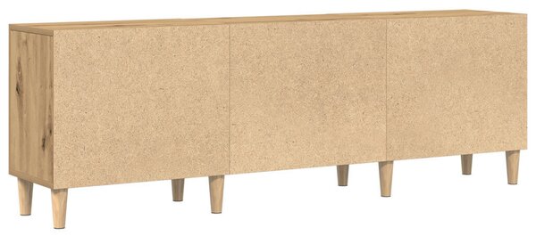 TV Állvány Sötét tölgy színben - 150x30x50 cm - Mérnöki fából készült