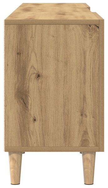 TV Állvány Sötét tölgy színben - 150x30x50 cm - Mérnöki fából készült