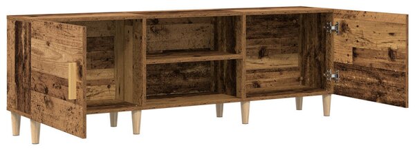 TV Szekrény Régi Fa 150x30x50 cm Műanyag Fa