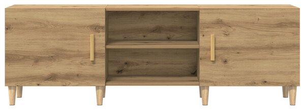 TV Állvány Sötét tölgy színben - 150x30x50 cm - Mérnöki fából készült