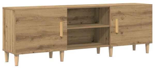 TV Állvány Sötét tölgy színben - 150x30x50 cm - Mérnöki fából készült